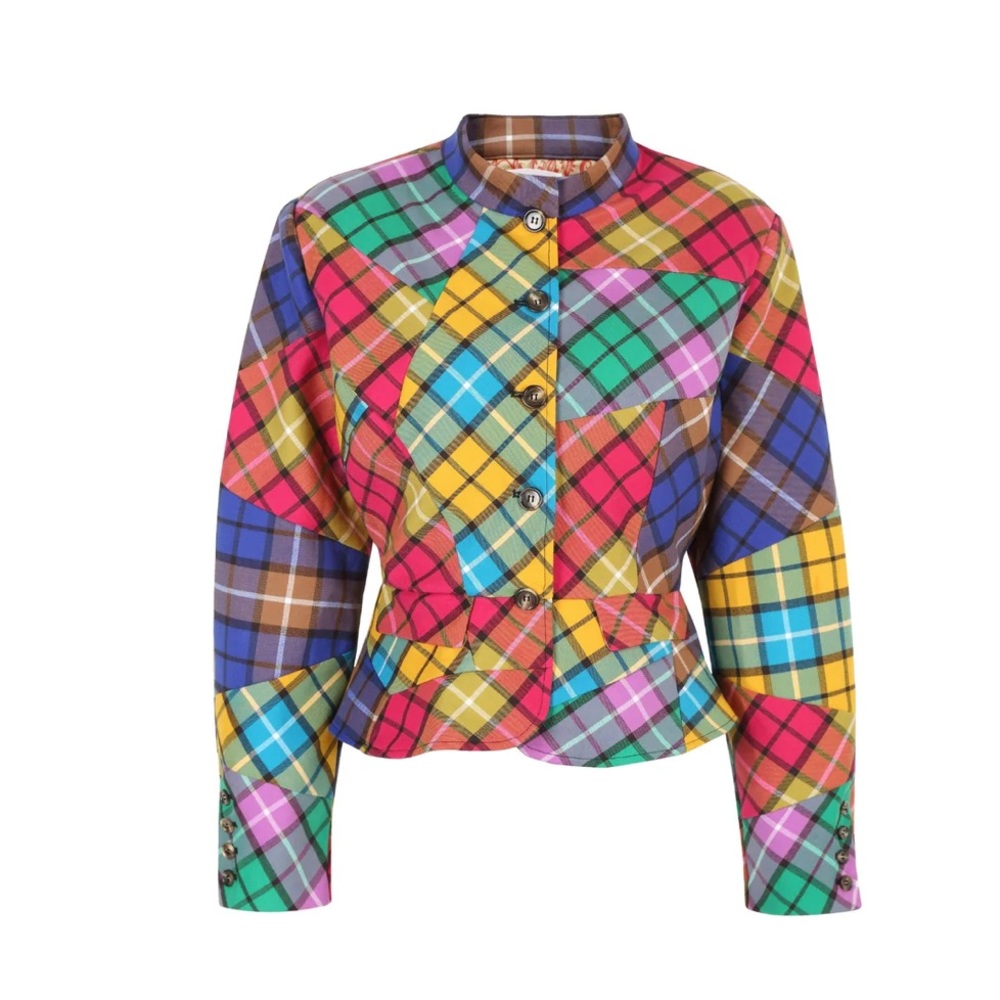 Sassy Jones-Grace Blazer - Patchwork